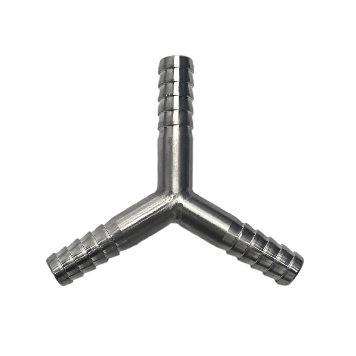 Тройник для шланга 120* INOX AISI 304