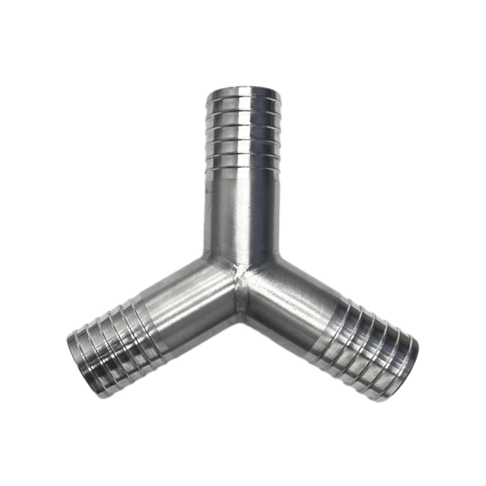 Тройник для шланга 120* INOX AISI 304