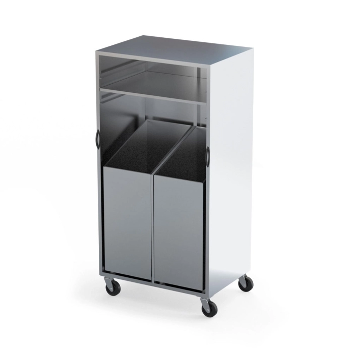 Шкаф медицинский для складирования INOX AISI 304