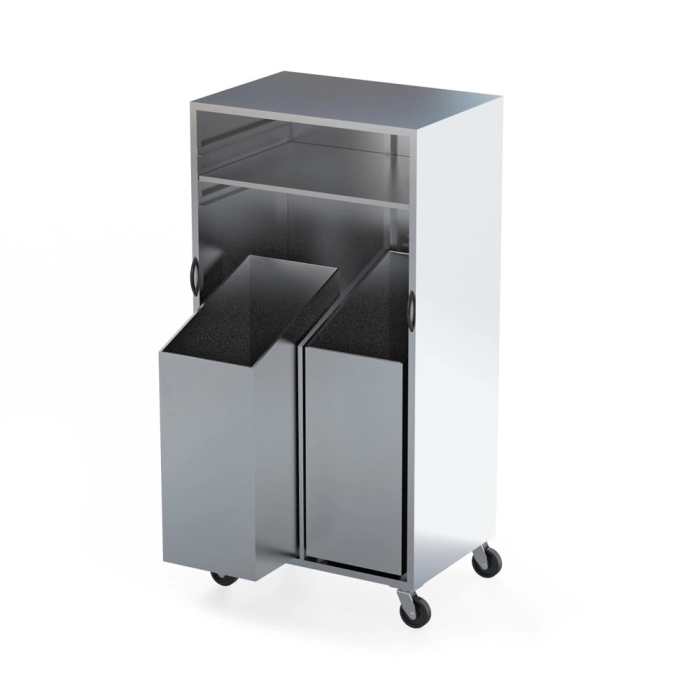 Шкаф медицинский для складирования INOX AISI 304