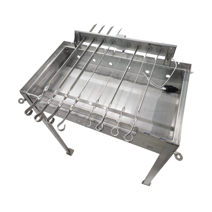 Rotisor electric pentru 8 ace INOX AISI 304