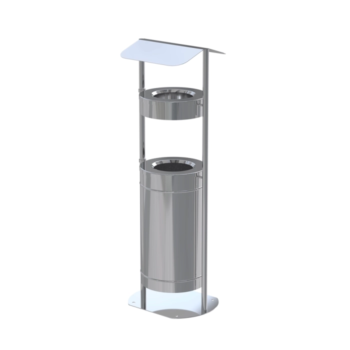 Урна для мусора антивандальная INOX AISI 304