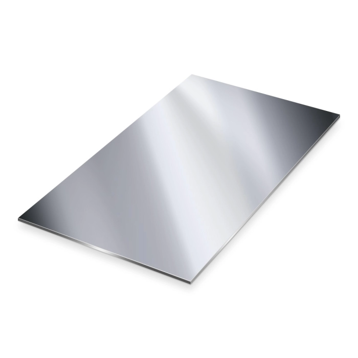 Tablă inox 0.4x1250x2500mm AISI430/BA+pvc (luciu)