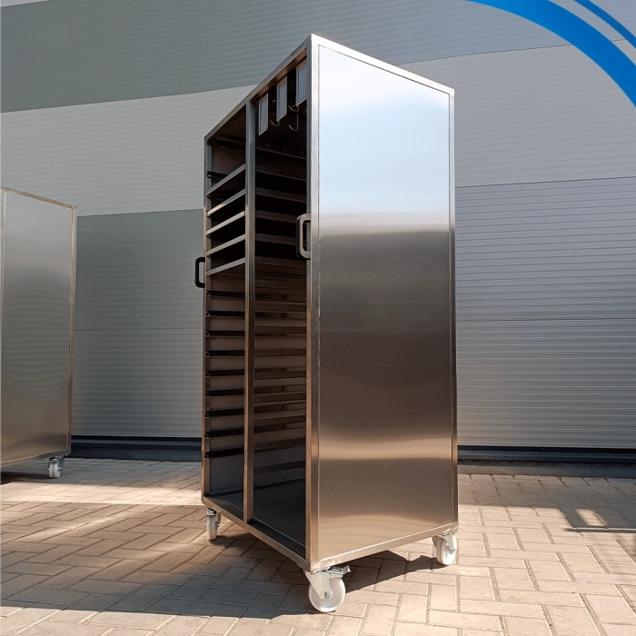 Шкаф медицинский для капельниц и катетеров INOX AISI 304