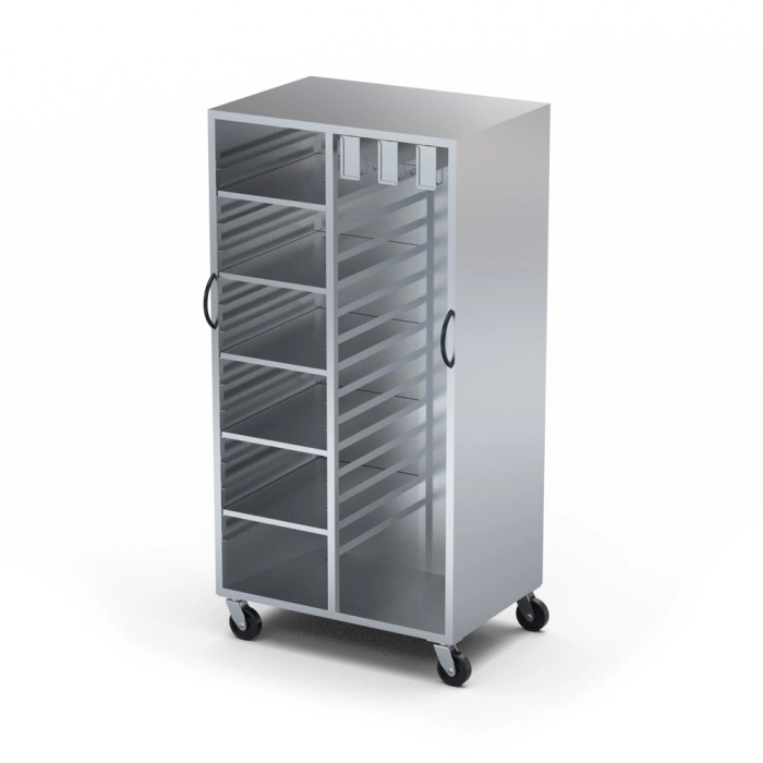 Шкаф медицинский для капельниц и катетеров INOX AISI 304