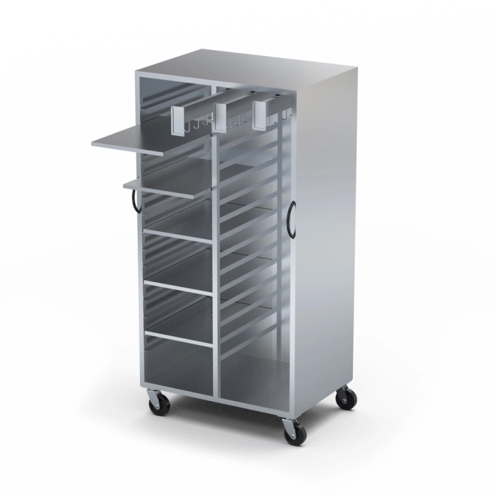 Шкаф медицинский для капельниц и катетеров INOX AISI 304