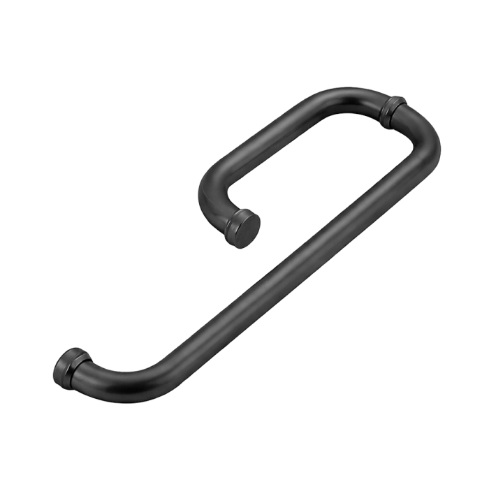 KE-963 Black Ручка полотенцесушитель круглая Ø25x200x400мм