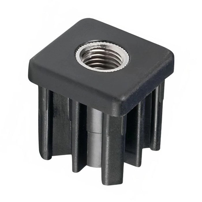 Dop din plastic art.4268 INOX pentru țeavă 40x40mm cu filet M10