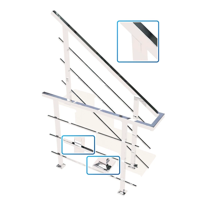 Перила нержавеющие MB16