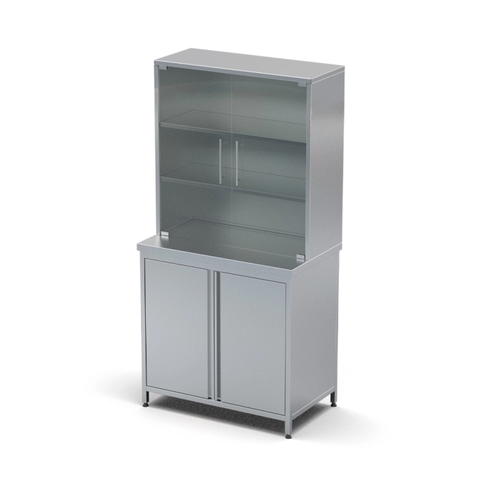 Шкаф медицинский с тумбой INOX AISI 304