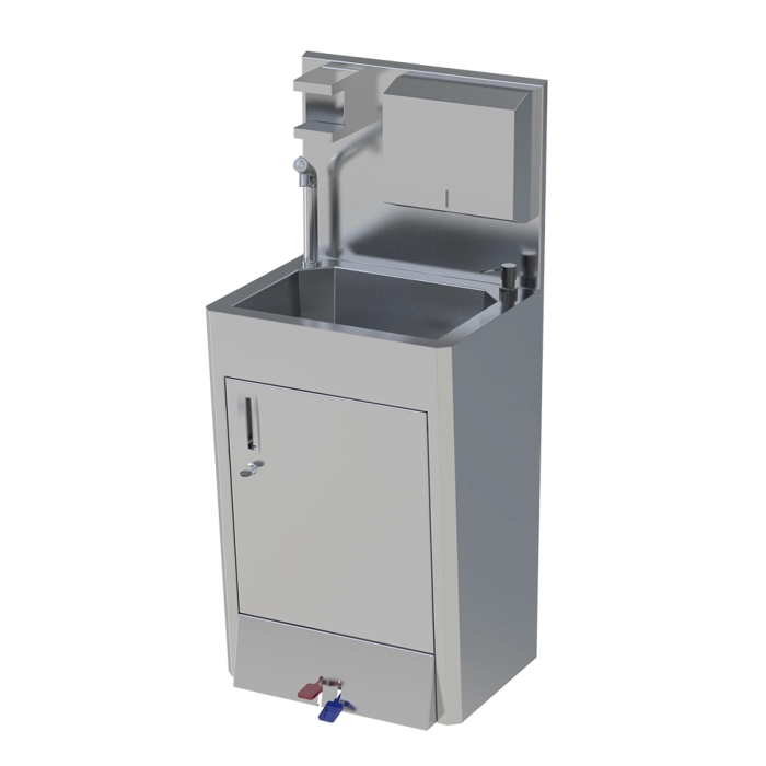 Stație de spălare a mâinilor cu acționare la pedală INOX AISI 304