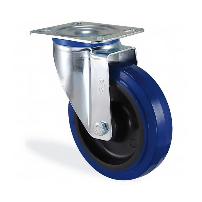 Roată KS 3302 PRS INOX Ø125mm poliamidă/cauciuc 150kg
