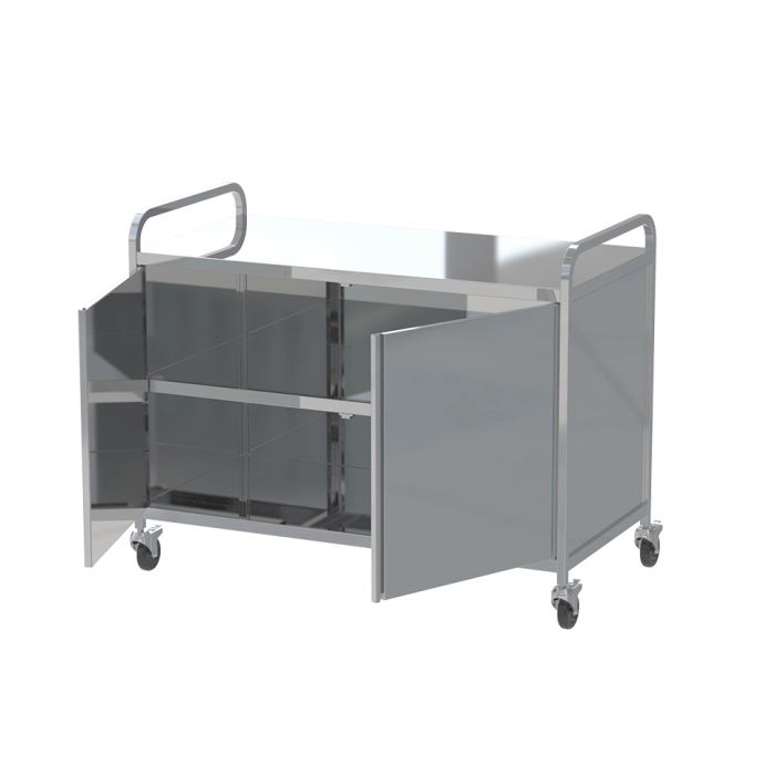 Тележка медицинская MT13 INOX AISI 304