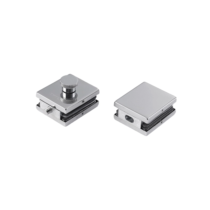 CL-332 PSS Încuietoare aplicată cu buton (sticlă-sticlă) cu contraplacă