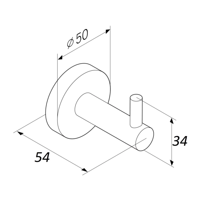 Крючок для полотенец Polish-4006P