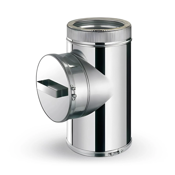 Ø200/260 Teu coș de fum TIDPS cu revizuire