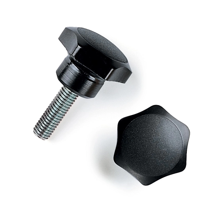 Mâner din poliamidă 1139T cu filet M6x40mm