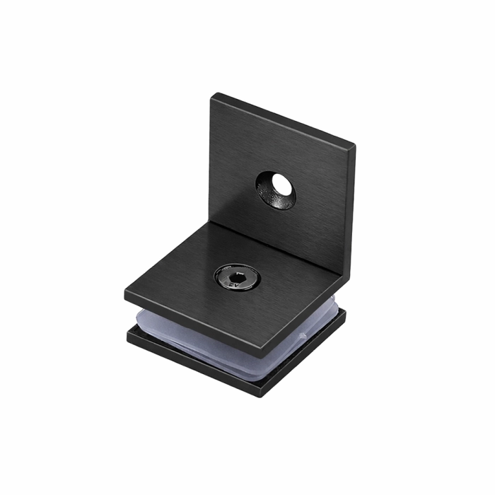 KE-04B Black Conector perete-sticlă 90*