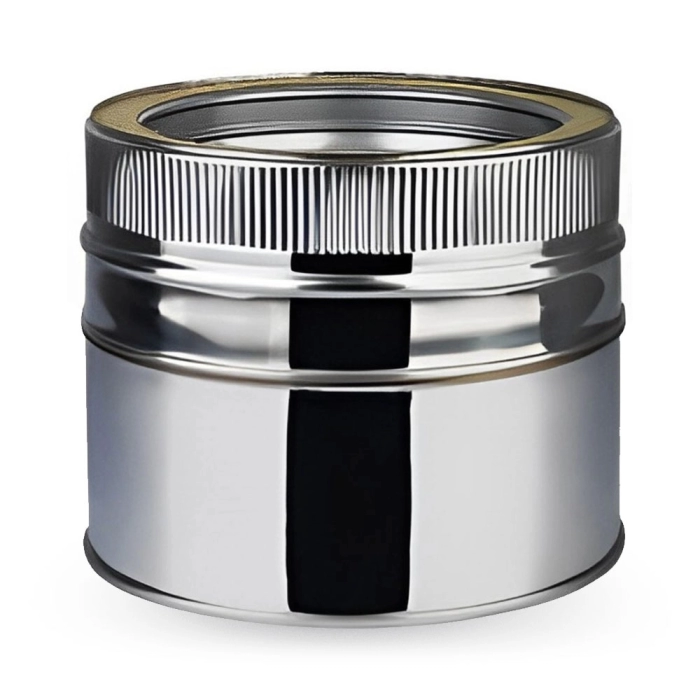 Ø200/260 Tub coș de fum TDPS dublu perete 333mm