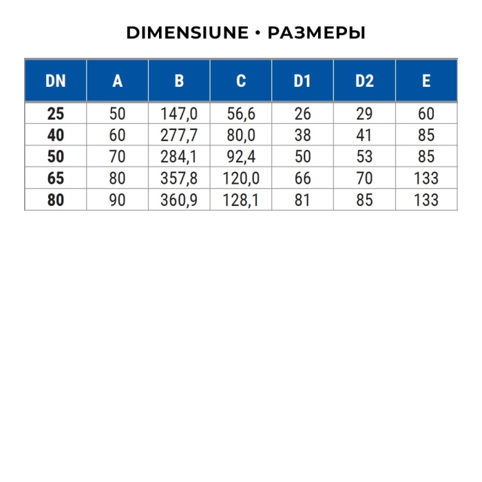 Supapă inox 4734 P45 tip TL cu scaun unghiular pneumatică