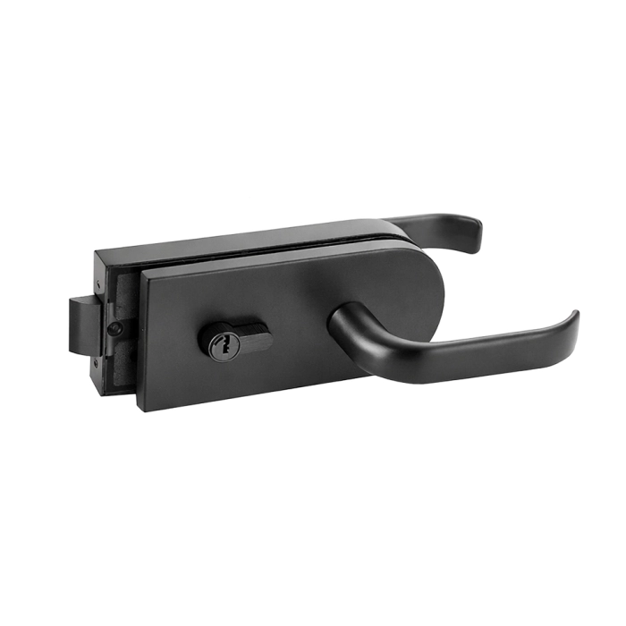 CL-821 Black Încuietoare pentru ușă cu toc (cheie-cheie)