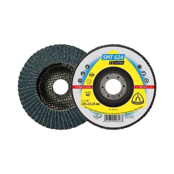 Disc lamelar frontal SMT624 Ø125x22mm #120