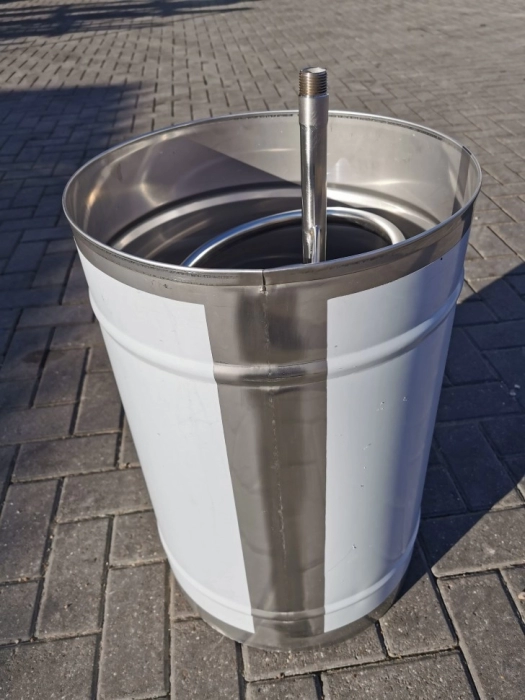 Schimbător de căldură "Spirală" tip deschis pentru țuica INOX AISI 304