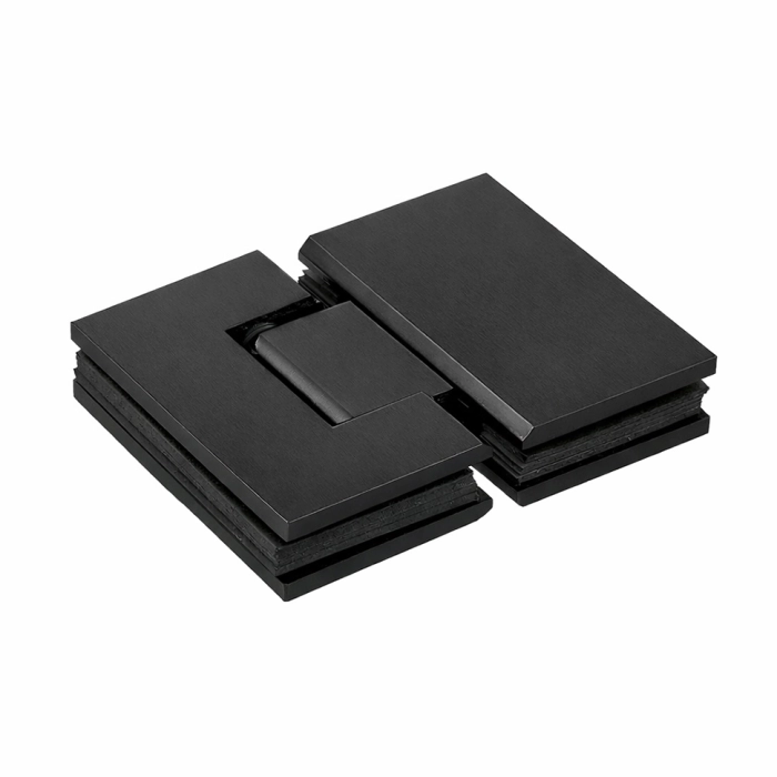 V-180C Black Петля душевая стекло-стекло 180*