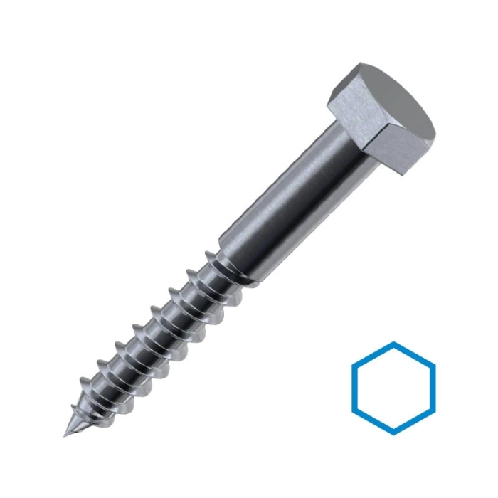 Шуруп нерж. DIN 571/A2